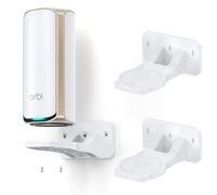 XLTTYWL Orbi - Soporte de Pared WiFi 7, ABS Orbit 7, Optimiza el Espacio, Compatible con Sistemas de Malla Orbi WiFi 7 y routers Allen Netgear Nighthawk Wi Fi 7 (RBEWMB-10000S) (Blanco, 2 Paquetes)