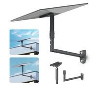 XLTTYWL® Soporte de Pared y Poste con Adaptador para Starlink Gen 3/4/4X | Para Gen 3/4X/V2, Adaptador Incluido, Rotación 360°, Antivento, Metal Inoxidable, Ideal Para Tejado, Fachada y Autocaravana