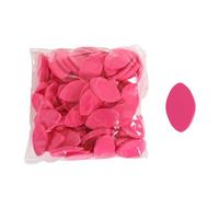 XLWLLNJ 100 Esponjas de Práctica con Forma de Ojo, Esponjas de Práctica para Pestañas, Esponjas de Salón para Principiantes, Almohadillas para Pestañas Postiz, Rosa Roja