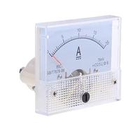 XLWLLNJ Amperímetro Analógico de para Panel, Medidor de Corriente AMP, 64x56x52 Mm, Alta Precisión, Múltiples Opciones de Rango de Medición, 16