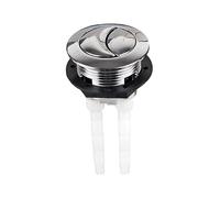 XLWLLNJ Botón de Inodoro Pulsador con Doble Descarga para Tanque Repuesto de Botón Redondo Y Barra Electrochapado con Alto Brillo Apto para Mantenimiento, Pequeño