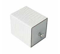 XLWLLNJ Caja de Esterilización de Uñas Estuche de Limpieza Contenedor de Herramientas Organizador de Manicura Acrílico con Luz Azul para Orden y Protección, Blanco