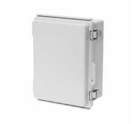 XLWLLNJ Caja Estanca Impermeable Caja de Empalmes Gabinete Eléctrico Armario de Control con Sellado IP66 IP68 y Tapa Abatible, Gris, 210x160x130mm