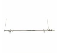 XLWLLNJ Calibrador de Alineación de Ruedas Regla de Convergencia Medidor de Paralelismo Barra Indi Central Cuerpo Metálico con Rango table de 1.1 M