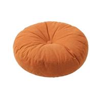XLWLLNJ Cojín Redondo Almohadón Suelo Cojín Piso Cojín Tatami Confección Acolchada en Chenilla Suave Relleno de Algodón PP para, Café Beige Claro, Diámetro 45 45cm No Desmontable