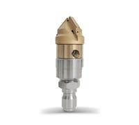 XLWLLNJ de Alta Presión Rotativa Limpiadora de Tuberías para Desagües Desatascadora con Chorro Concentrado y Conexión Roscada, 3/8, Cabezal De Aleación De Inserción Rápida 3/8, 15L