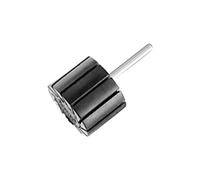 XLWLLNJ de Tambor de Goma Accesorios Husillo de Rectificado Fácil Lijadora de Tambor Ampliamente Utilizada para Taladro para Metal Tallado Doméstico, 45 mm x 30 mm