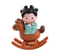 XLWLLNJ Figura Decorativa de Una Joven de La Dinastía Tang China, Elaborada en Resina. Ideal para Decorar Coches, Estanterías O, D, Individual