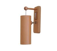 XLWLLNJ Instrumento Timbre Mecánico para Puerta con Tubo Acústico y Brazo Horizontal Placa Rectangular de y Grano Natural sin Electrónica Montaje Sencillo, Cm 7