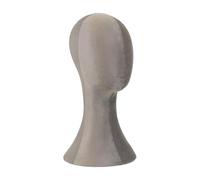 XLWLLNJ Mannequin Head Modelo de Cabeza para Peluca Soporte de Exhibición para Sombrero Accesorio para Almacenamiento de Tocados Base Estable para Collares, MarrÓn