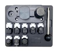 XLWLLNJ Máquina para Joyas Herramienta Curvadora de Tiras Dobladora de Bandas Manual con Palanca y Perilla Base Estable y Pesada, Segunda Generación Nuevo Modelo