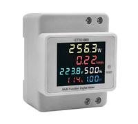 XLWLLNJ Medidor de Energía Monofásico, Comprobador de Energía con Pantalla, Medidor Digital Multifunción para Uso Industrial, Exterior Y Doméstico.