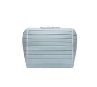 XLWLLNJ Neceser de Maquillaje Mujer Organizador Estuche Cosmético Bolsa de Aseo Maletín de Belleza Gran Capacidad para Cosméticos y Artículos de Aseo con Asa, Array, Azul Claro