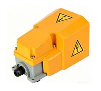 XLWLLNJ Pedal de Máquina Industrial Interruptor de Pie Pedal con Carcasa Pedal Antideslizante Cuerpo de Aluminio Fundido Control Manos Libres para Arranque y