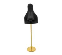 XLWLLNJ Piercing Modelo Nariz Silicona Flexible Soporte Práctica Parte Cuerpo Expositor Joyería Apariencia Real Accesorio Adecuado para Enseñanza, Negro