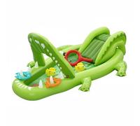 XLWLLNJ Piscina Inflable de Juego con Diseño de Piscina Infantil Centro Acuático Hinchable con Tobogán y Rociador PVC Seguro Pesca para Actividad Adecuada para Jardín Césped Patio