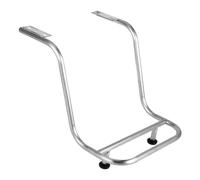 XLWLLNJ Reposapiés para Silla de Peluquería, Reposapiés para Silla de Salón de Belleza, Soporte, Reposapiernas, Accesorio de Fijación para Reposapiés de Peluq, Plata