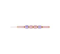 XLWLLNJ Rodillo de Masaje Manual Rodillo Muscular Masajeador Corporal Herramienta Fascial Relajación Profunda con Núcleo de Acero Inoxidable y Rodillos de, 4 Rodillos De Masaje Rosa Y Morado