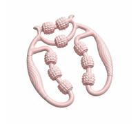 XLWLLNJ Rodillo Masaje Piernas Rodillo Muscular Masajeador Manual Masaje Corporal Rodillo de Recuperación con Marco Flexible Adaptable a Distintas, Rosa Melocotón Blanco