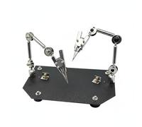 XLWLLNJ Soporte de Soldadura Fijador Cabeza con Brazo Multiarticulado y Pinzas Regulables Base Antideslizante para Precisión en, Abrazadera De Soldadura Universal De Doble Cabezal, Modelo C