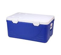 XLWLLNJ Unidad Térmica Aislada Caja Nevera Contenedor Refrigerado Portátil con Tapa y Cierre Frontal Paredes Aislantes HDPE PU Manijas Laterales y Desagüe