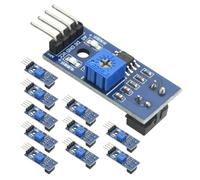 XLX 10pcs TCRT5000 Infrarrojo Reflectante IR Sensor fotoeléctrico Interruptor Módulo 3.3-5V Obstáculo Avoidancia Barrera línea Track Sensor Módulo para Arduino Smart Car
