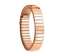 XLXKGPGKMK Correa ajustable de acero inoxidable con metal elástico adecuada for interfaz reloj 8 mm(Rose Gold)
