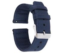 XLXKGPGKMK Correa de Nailon Ajustable Universal for Relojes Inteligentes 20 mm, 22 y 24(Blue,22mm)
