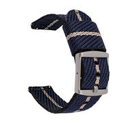 XLXKGPGKMK Correa de Nailon liberación rápida for Hombre y Mujer, Ajustable, 18 mm, 20, 22 24(Blue Beige,20mm)