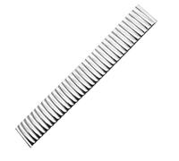 XLXKGPGKMK Correa elástica de Acero Inoxidable con Elasticidad, Comodidad y desmontaje rápido, Adecuada for Que Todos la usen(Silver,14mm)