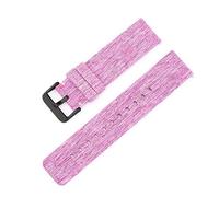 XLXKGPGKMK La Correa de Nailon Viene Cuenta con una Hebilla cepillada liberación rápida for Mujeres Hombres(Purple Red (Black Buckle),22mm)