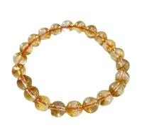 XLXKGPGKMK Pulsera de cristal amarillo natural, joyería piedras preciosas que atrae a las mujeres y es un regalo ideal for diversas ocasiones(Yellow11-12MM)