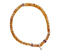 XLXKGPGKMK Pulsera de cuentas cristal amarillo natural, joyería curativa Reiki for regalo riqueza y alegría for amantes entusiastas del bienestar