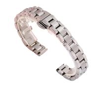 XLXKGPGKMK Reloj de Cuarzo for Mujer con Correa Acero Inoxidable. Diseño Moderno e Informal, Apto for esferas pequeñas y universales(Silver,20mm)