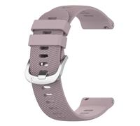 XLXKGPGKMK Silicone Strap with Quick Release Rubber Suitable for Men and Women Stainless Steel Buckle(Purple,18mm)