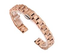 XLXKGPGKMK Stainless Steel Strap Quick Release Replacement Universal Smart Women's Version(Rose,18mm)