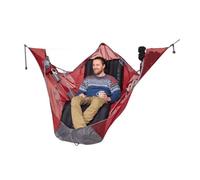 XLYMTLSO Camping Hammock, Yard Hammock Outdoor Swing Camping Survival Sleeping Bag with Mosquito Anti-Mosquito Anti-Insect Portable Hammocks,Single or Double(Red)