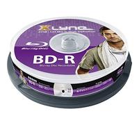 xlyne BD-R 25GB 10 Pack - BD-RE vírgenes (4x, Caja de joyas) Púrpura [Alemania]