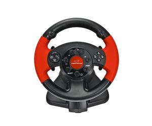 Xlyne eg103 mando y volante negro, rojo digital pc, playstation 2, pla
