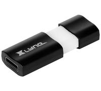xlyne Wave USB 3.0 256GB - Memoria USB (256 GB, USB 3.0, Tapa, Negro, Color Blanco, 2,1 cm, 9 mm)