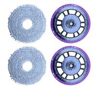 XLZACDMB Compatible con Eureka, J15 Pro Ultra Robot Aspirador Mop Pad Mop Holder Repuesto Accesorios(SetD)