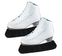 Xmart 1 Par Fundas para Cuchillas de Patines Protector Universal para Patines de Hielo Adecuado para Hombres Niñas y Adolescentes Fundas de Protección para Cuchillas de Patines Talla L (Negro)