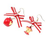 Xmas Designed Earrings 1 Pair of Delicate Bow-Knot for Women's Ear Jewelry Christmas