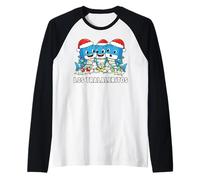 Xmas Los Tralaleritos Navidad Italiano Brainrot Kids Meme Camiseta Manga Raglan