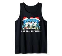 Xmas Los Tralaleritos Navidad Italiano Brainrot Kids Meme Camiseta sin Mangas