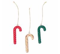 Xmas Paper - Juego de 3 Perchas de Papel maché para bastón de azúcar