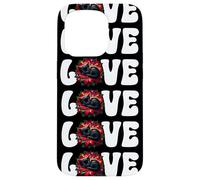 Xmas Poinsettia Christmas Cat For Kitten Mom Who Love Cats Carcasa para iPhone 15 Pro