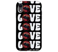 Xmas Poinsettia Christmas Cat For Kitten Mom Who Love Cats Carcasa para iPhone XR