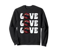 Xmas Poinsettia Christmas Cat For Kitten Mom Who Love Cats Sudadera