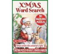 XMAS WORD SEARCH: 50+ Easy-to-Read Word Find Puzzles Book About Christmas Trivia, Holidays & Winter Fun Facts for Adults, Seniors, Kids & Families | ... Brain Games Gift for Relaxing & Calm Time